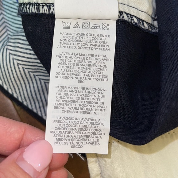 J. Crew Navy Blue Twill Shorts - Picture 9 of 10